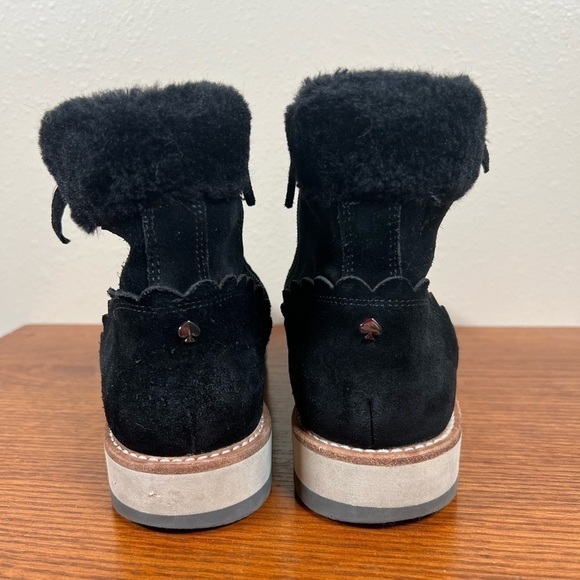 Kate Spade Maira Combat Boots Suede Gorpcore Hiking Shoes Size 9 - Picture 3 of 10